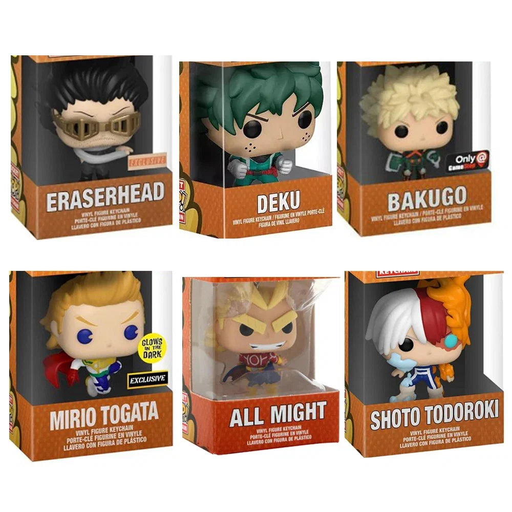 Japanease Anime My Hero Academia Shoto Todoroki Model Toy All Might Deku Bakugo Figure