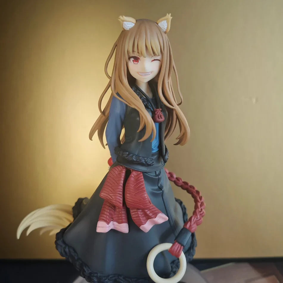 New Anime Spice And Wolf Figure Toys 17cm Holo Figural Action Doll Cute Girls PVC Model Toy For Kids Birthday Gifts In Stock
