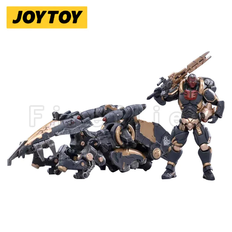 1/18 JOYTOY Actionfigur Transformation Mecha Saluk Flammen-Drachen-Kavallerie Schatten Anime Modell Spielzeug Geschenk