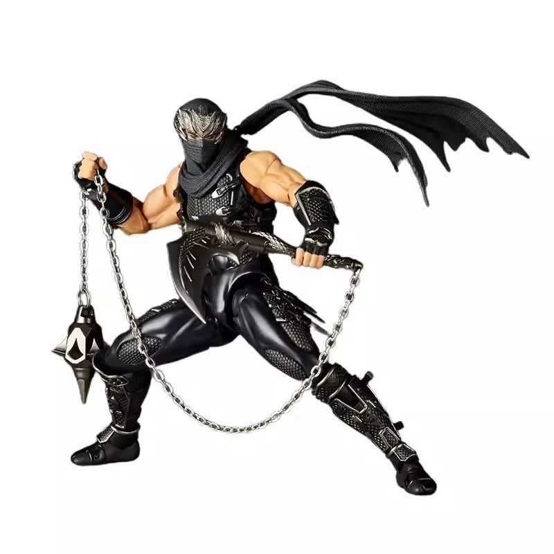 In Stock Original KAIYODO Ninja Gaiden Amazing Yamaguchi Revoltech NR052 Ryu Hayabusa 6 Inch Action Figure
