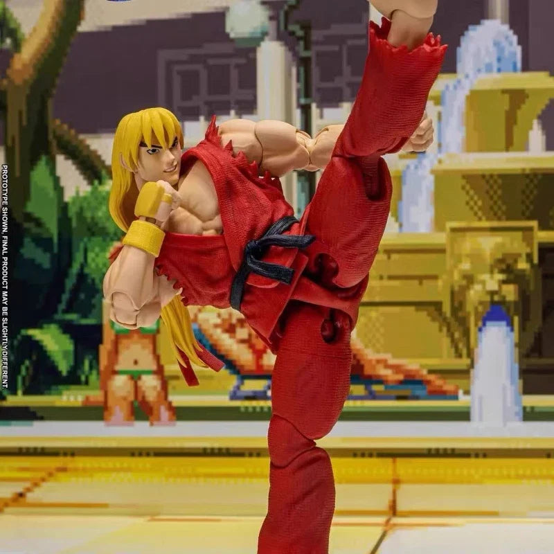 Storm Toys Young Street Fighter 3 Ken Action Figure SFSA01 King of Fighters 1/12 Action Figure Model
