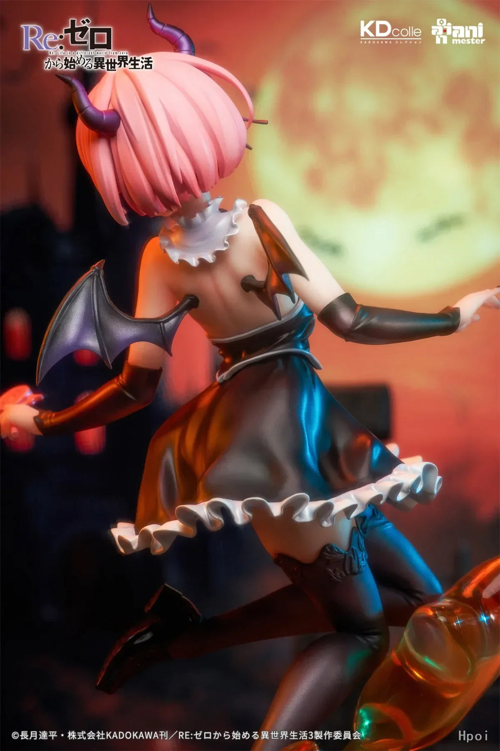 In Stock AniMester 1/7 25cm Re Zero Starting Life in Another World RAM Phantom Night Wizard Ver Action Figure Toy