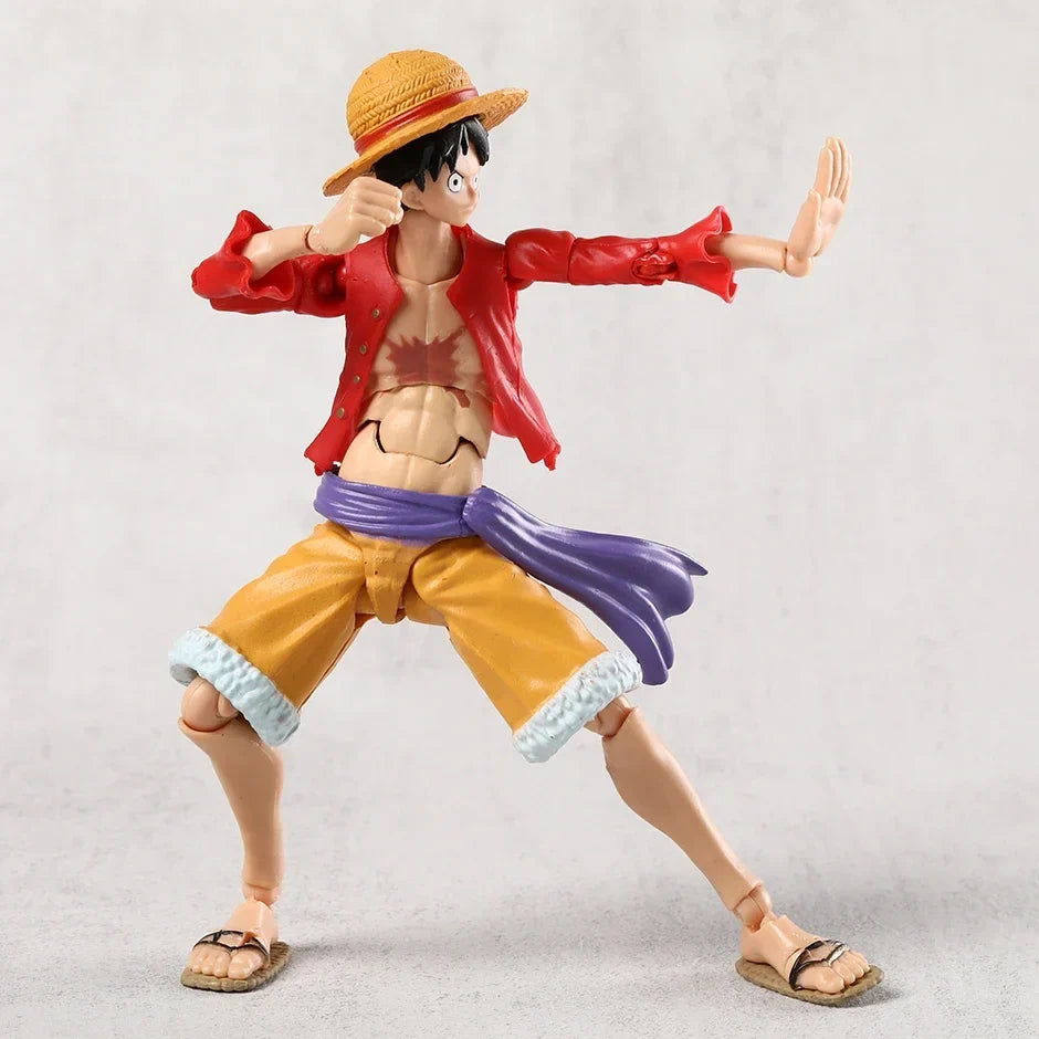 Luffy Invasion of Onigashima Anime Action Figure Toy Collection Figurine Doll