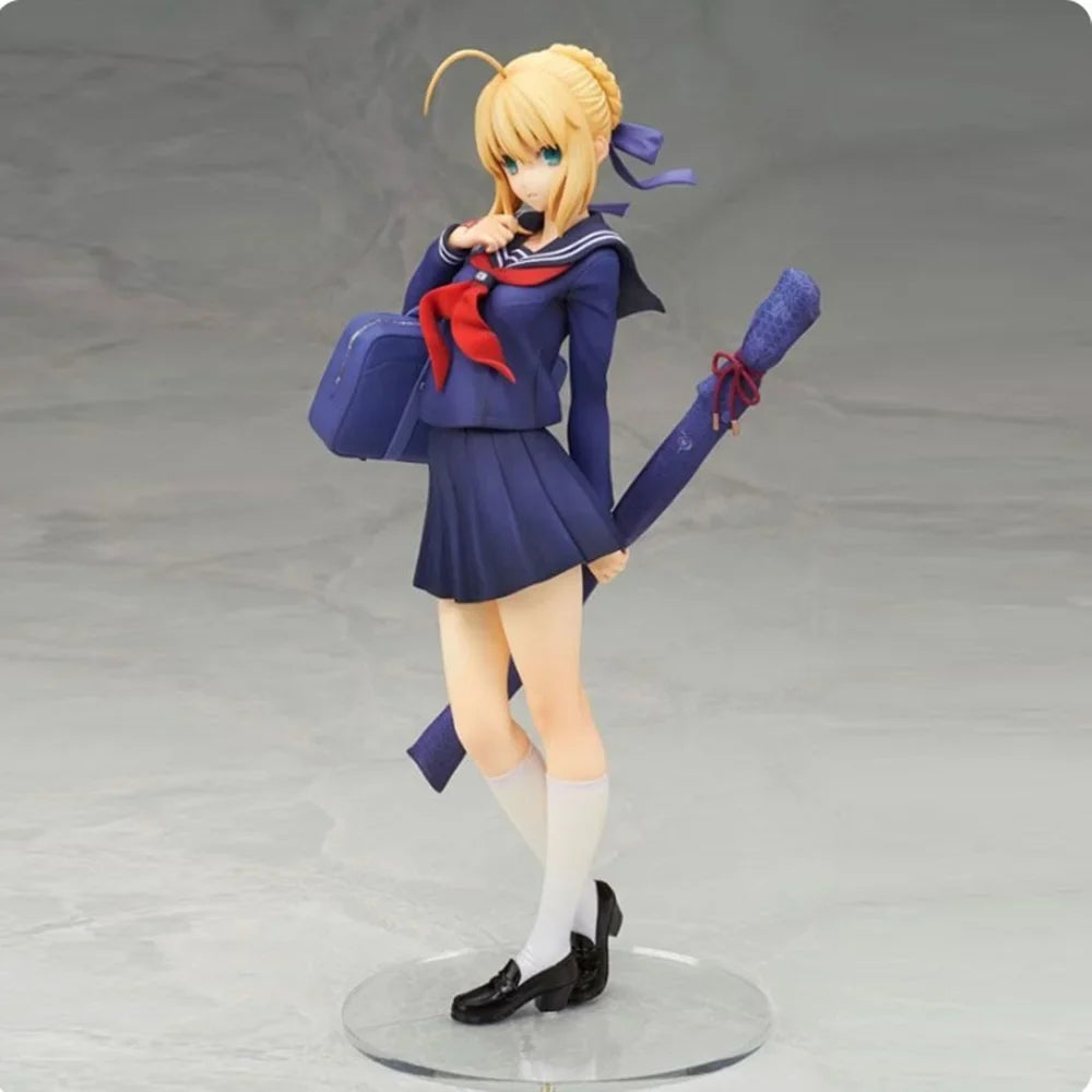 Fate/Stay Night Master Altria 1/7 Caster Plain Clothes Nero Claudius Saber Jinku no Anime PVC Action Figure Toy Game Model Doll