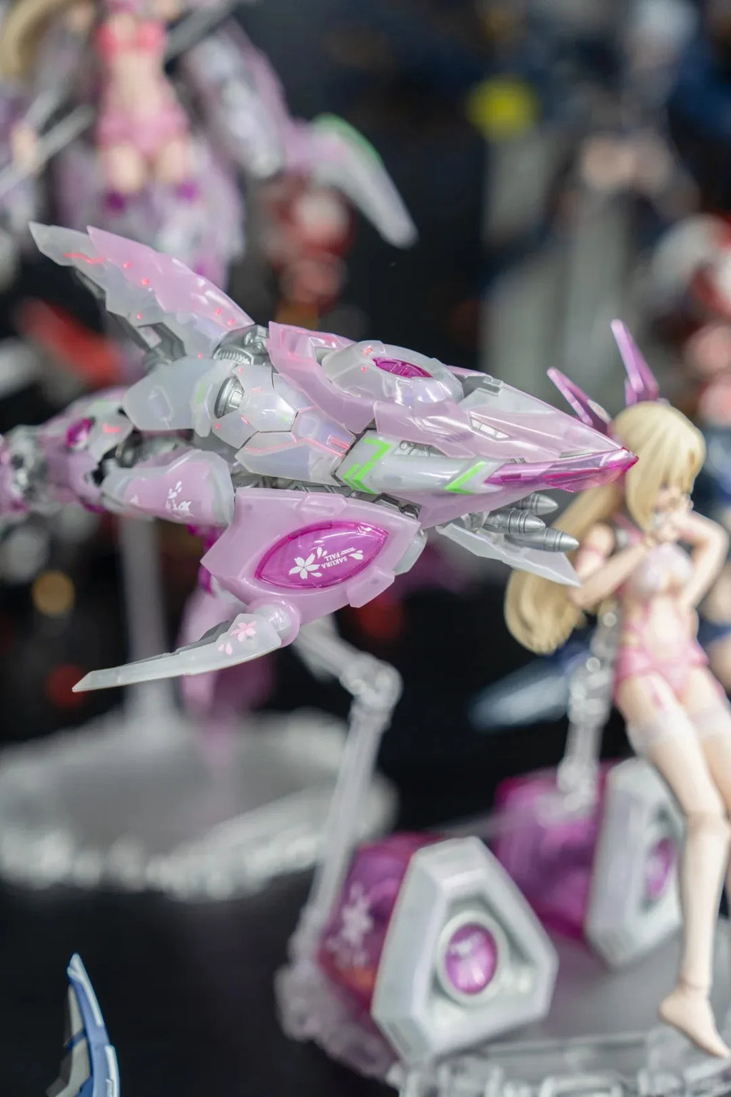 Nuke MATRIX Cyber Deep Sea Siren - ver. Falling Cherry Blossoms:Mermaid Mobile Suit Girl Action Figureals Model Assembly