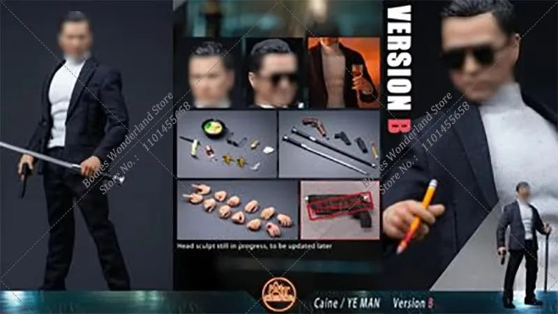 AT custom 1/12 Scale Classic Movie Characters Keanu Reeves John Wick  Donnie Yen Full Set 6" Full Set Action Figure Body Model