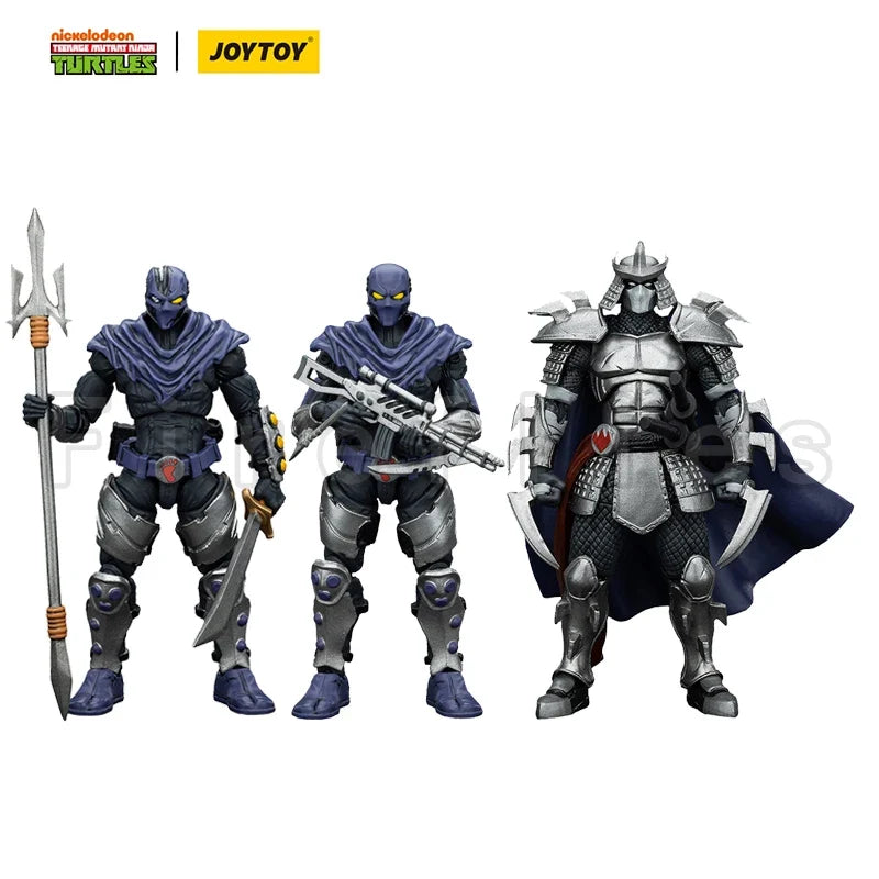 1/18 JOYTOY Action Figure Turtles Shredder Foot Clan AB Re-issue Version Anime Model Toy