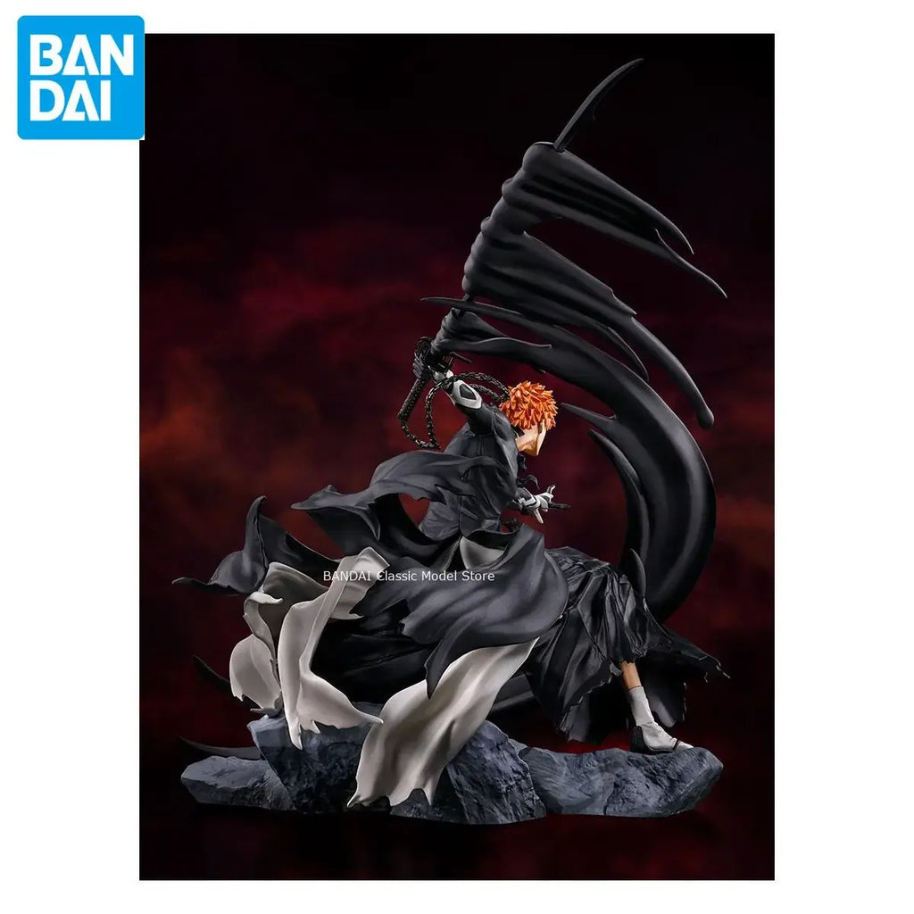 Genuine Official Original Bandai Figuarts Zero Bleach Kurosaki Ichigo Figuarts Anime Collectible Model