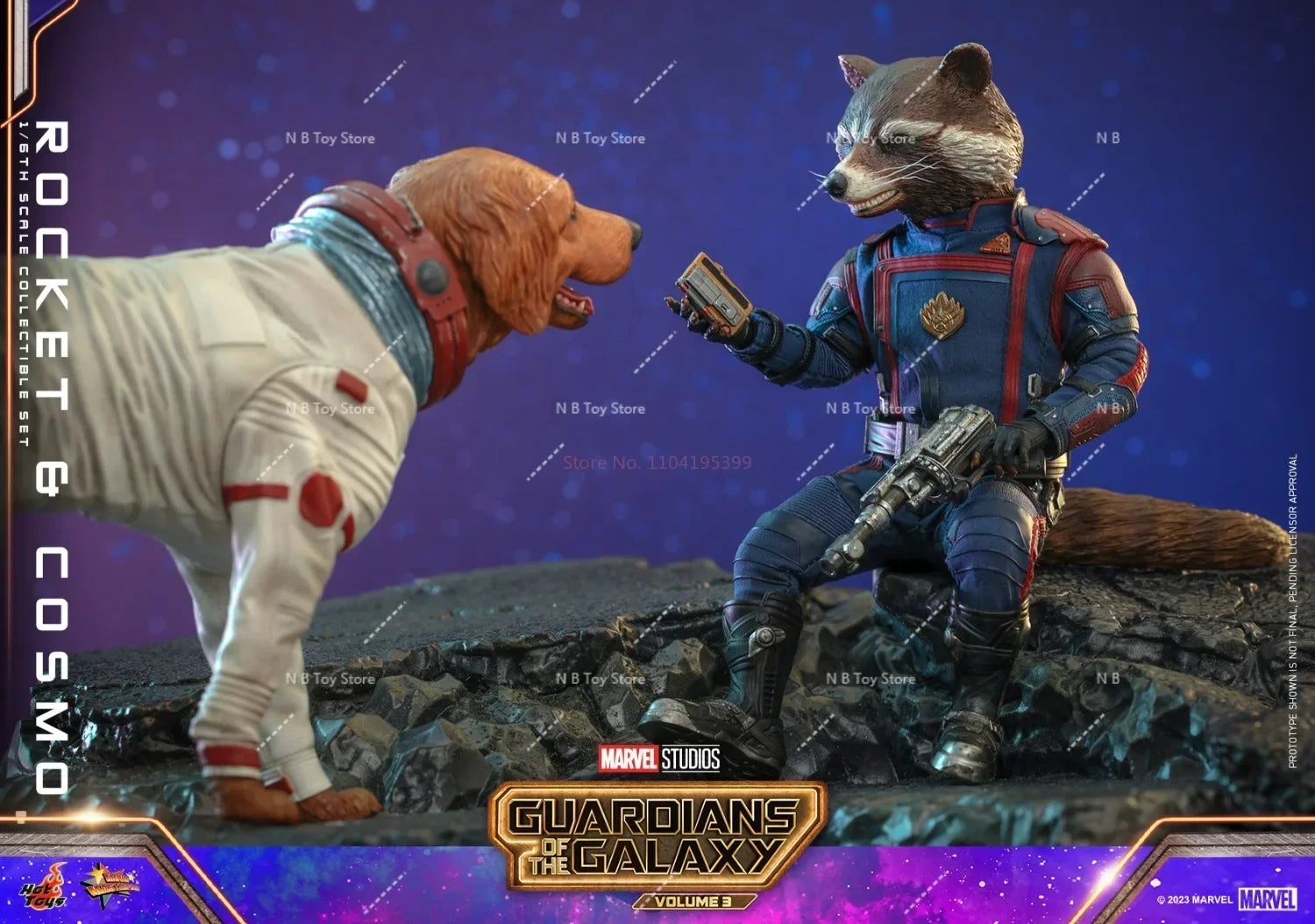 In Stock Genuine HOTTOYS HT MMS708 MMS548 Galaxy Guardians 3 Rocket Raccoon Cosmo Action Figure Model Toys