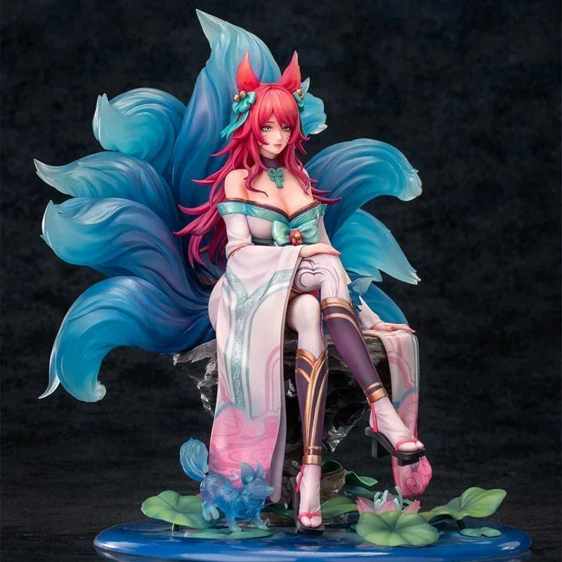 In Stock Myethos Spirit Blossom Ahri Original Anime Figure Collectible Model Dolls Figurine Ornament Gifts Toy