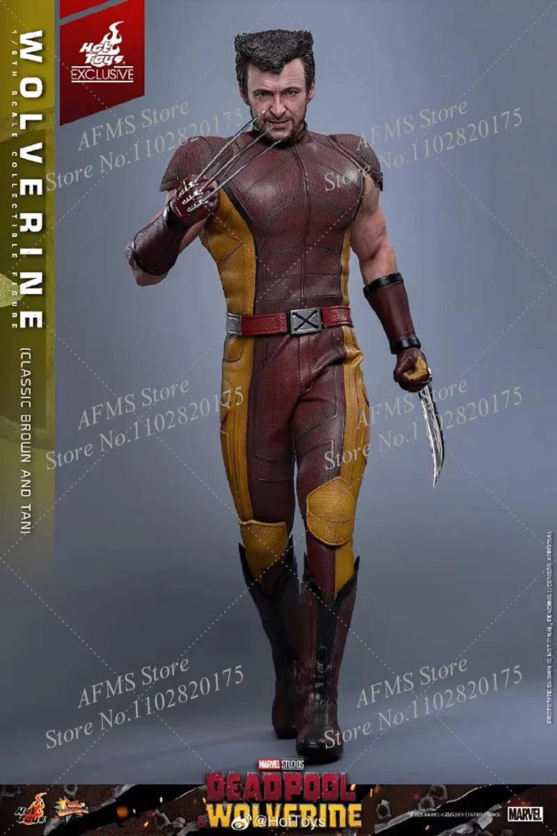 HOTTOYS MMS831 1/6 Scale Collectible Figure Deadpool Wolverine Classic Brown And Tan Warrior 12Inch Men Soldier Action Figure Mo