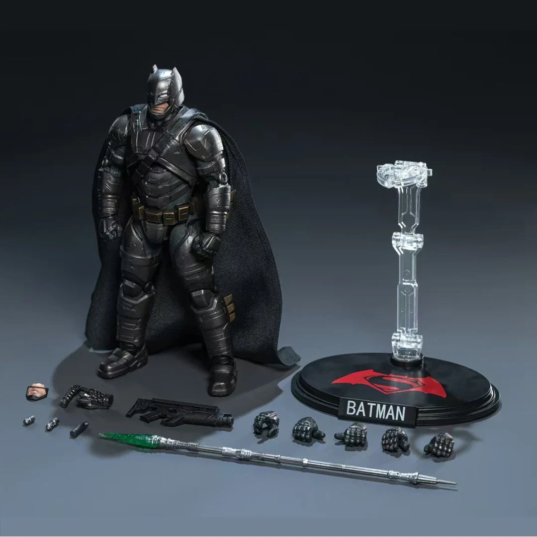 New Fondjoy Armored Batman Figure DC Justice League Figures Detective Comics 1/9 BATMAN PVC Model Joint Movable Kid Toy Gift