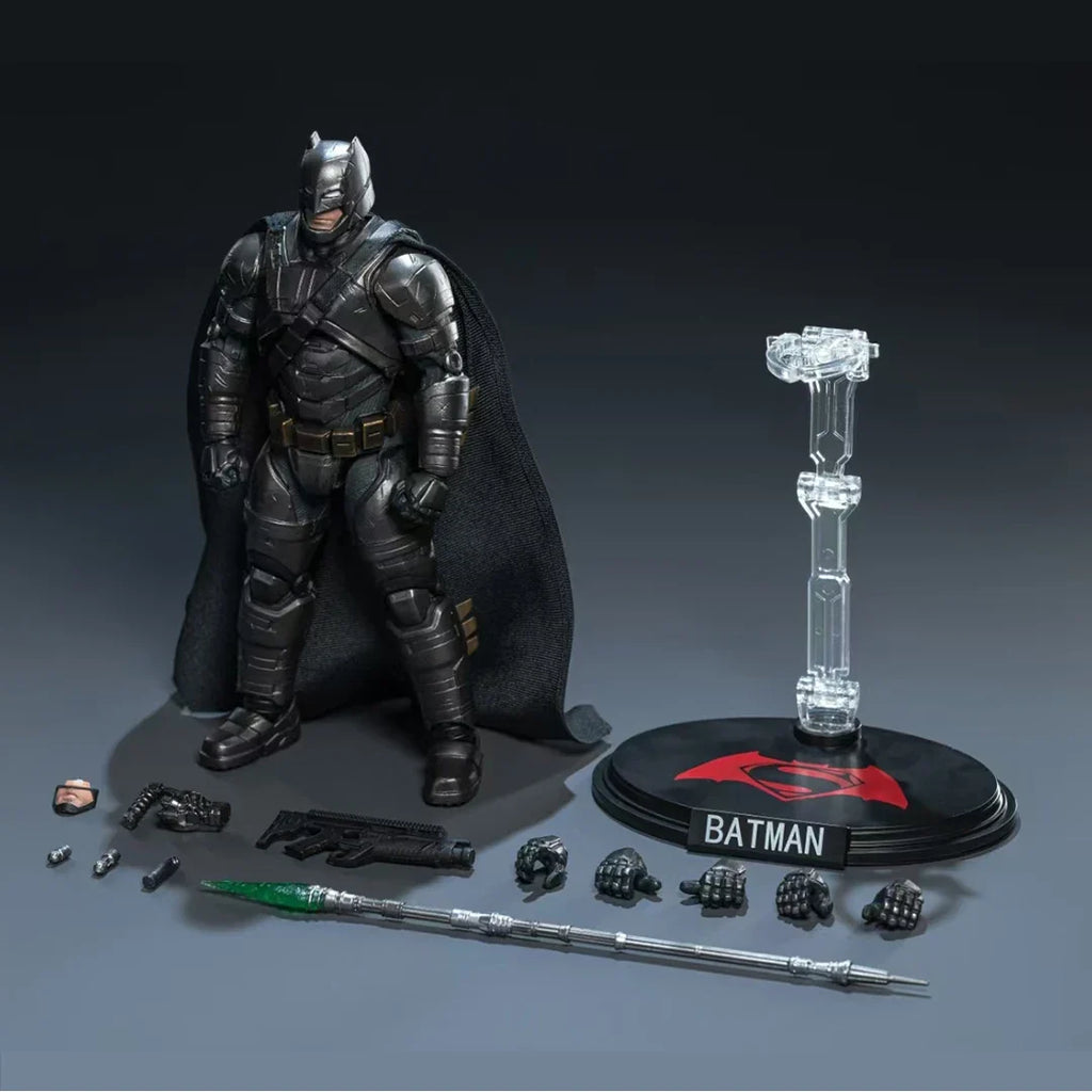 New Fondjoy Armored Batman Figure DC Justice League Figures Detective Comics 1/9 BATMAN PVC Model Joint Movable Kid Toy Gift