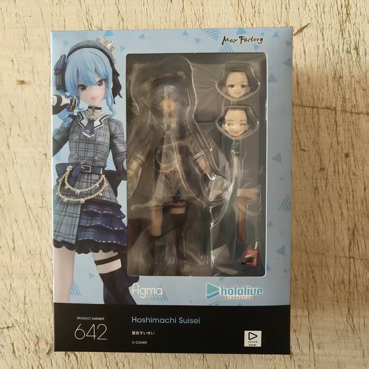 100% Authentisch GSC Figma 642 Hoshimachi Suisei Hololive VTuber Actionfigur Offiziell Lizenziert auf Lager