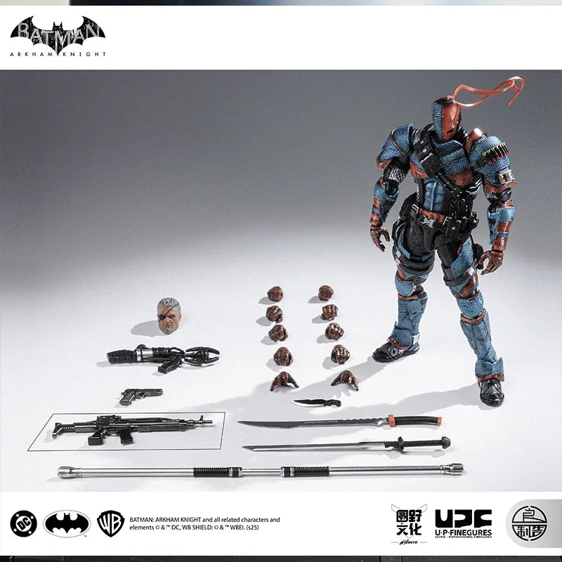 New Original Lpzz Toys Deathstroke Arkham Knight Finished Module 1/12 Scale Dc002 Deathstroke Action Anime Figure Gifts Toy