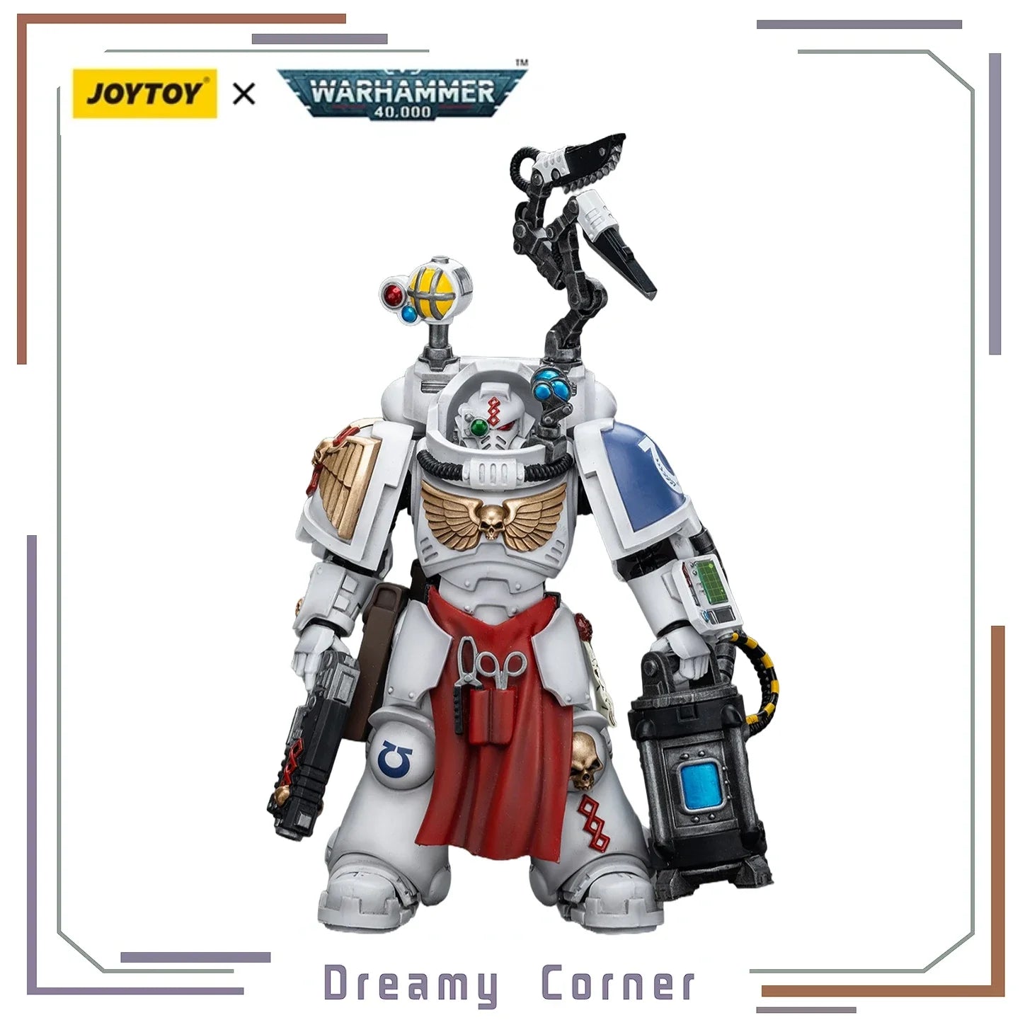【In Stock】JOYTOY WARHAMMER 40K Ultramarines Apothecary Biologis 1/18 Action Figures Model Ornaments