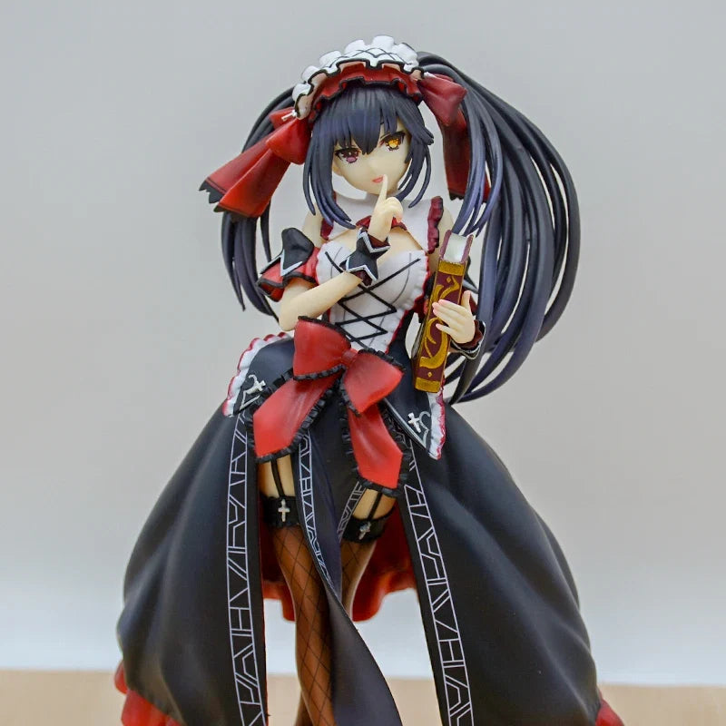 24cm KDcolle Date A Live Kurumi Tokisaki Anime Girl Figure Date A Bullet Yatogami Tohka Action Figure Adult Sexy Model Doll Toys
