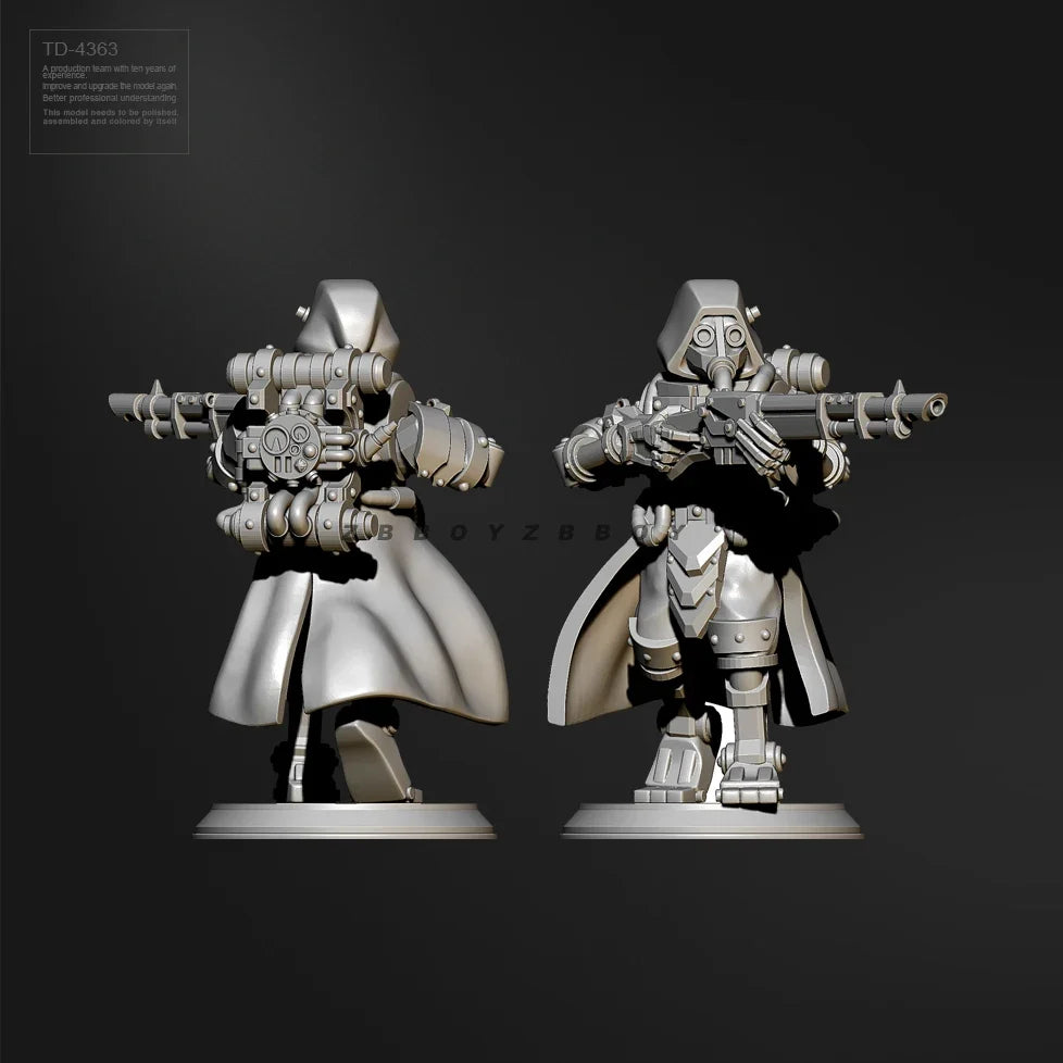 38mm Resin Soldier model kits figure colorless and self-assembled （3D Printing ） TD-4363