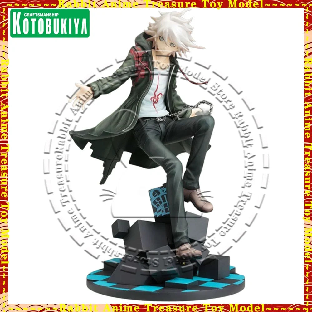 In Stock Original Genuine Kotobukiya ARTFX J Danganronpa 2 Nagito Komaeda 1/8 PVC Statue Collectible Anime Figure  Display