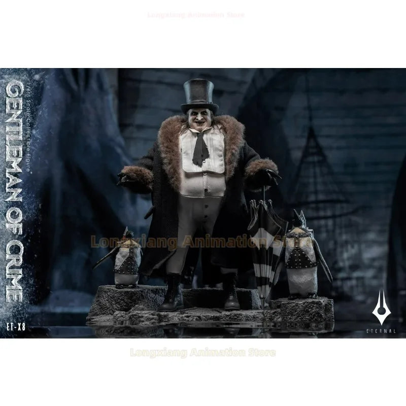 24-hour Shipping  ETX8 1/6Collectible Toys The Penguin Gotham Gentleman Villain Criminal Full Set 12inch Action Figure Model Toy