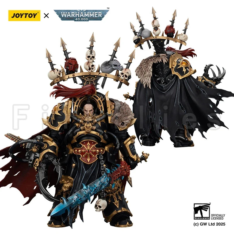 [Pre-Order]1/18 JOYTOY Action Figure 40K Black Legion Abaddon the Despoiler with Drach'nyen and the Talon of Horus Anime Toy