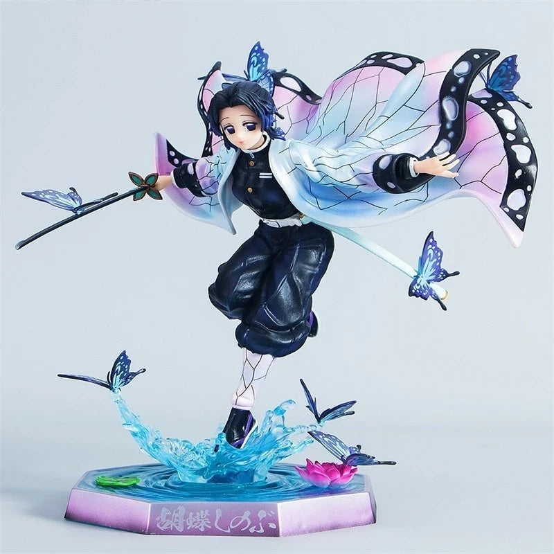 Hot Demon Slayer Anime Figure Kochou Shinobu Perimeter Pvc Model Statue Desktop Decoration Ornaments Christmas Gifts Toys