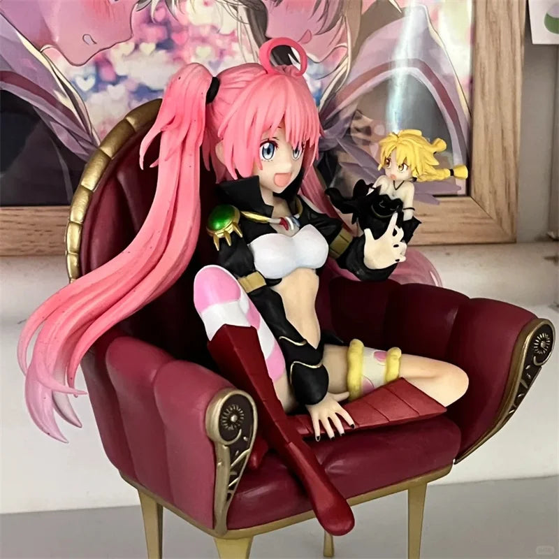 Original Bandai Rimuru Tempest Milim Diablo Figure Anime That Time I Got Reincarnated As A Slime Figurine Models Toys Doll Gifts