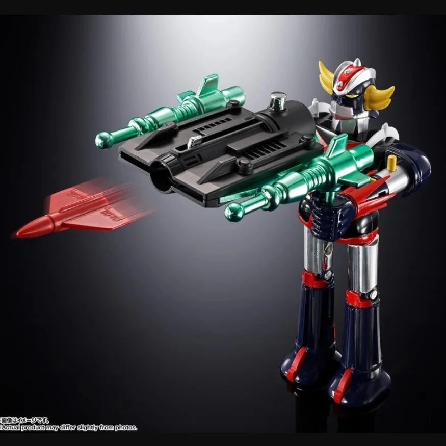 BANDAI Genuine DELUXE GRENDIZER&SPAZER UFO Form Anime Figure CHOGOKIN 1975 Replica Action Figurine Collectible Model Toys Gift
