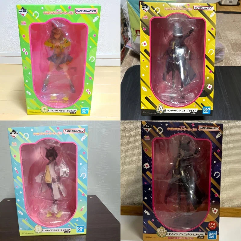 Genuine In Stock Bandai Pretty Derby Ichiban KUJI Vol.9 Manhattan Cafe Agnes Tachyon Jungle Pocket Anime Figure PVC Model Toy