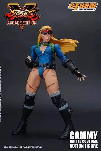 In Stock Storm Toys ST Street Fighter 5 CAMMY 1/12 Figure Model Collection Toy Gift Hand-to-hand Puppet