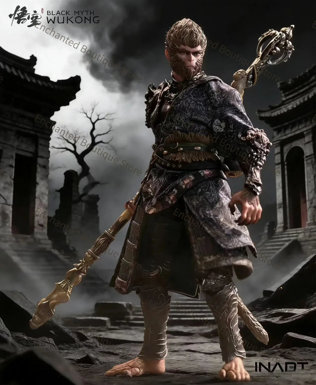 【Auf Lager】 INART Black Myth Wukong The Destined One in The Bronze Armor Set 1/12 Actionmodell Sammelfigur Spielzeug