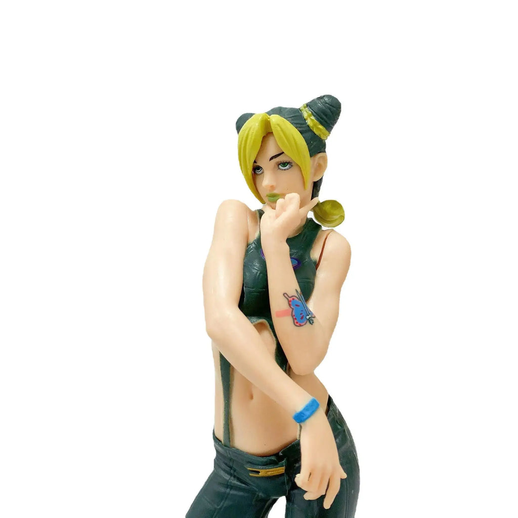 17CM Jolyne Cujoh Anime Figure JoJo's Bizarre Adventure Kujo Jotaro PVC Boxed Adult Collectible Series Tabletop Decoration Gift