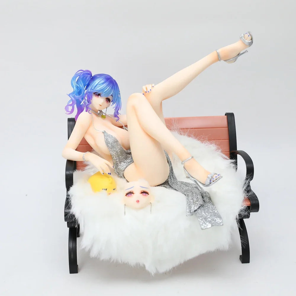 Anime Figure Azur Lane  Lying On A Chair Uss St. Louis Model Collect Ornaments Toys Pvc 21cm Gifts
