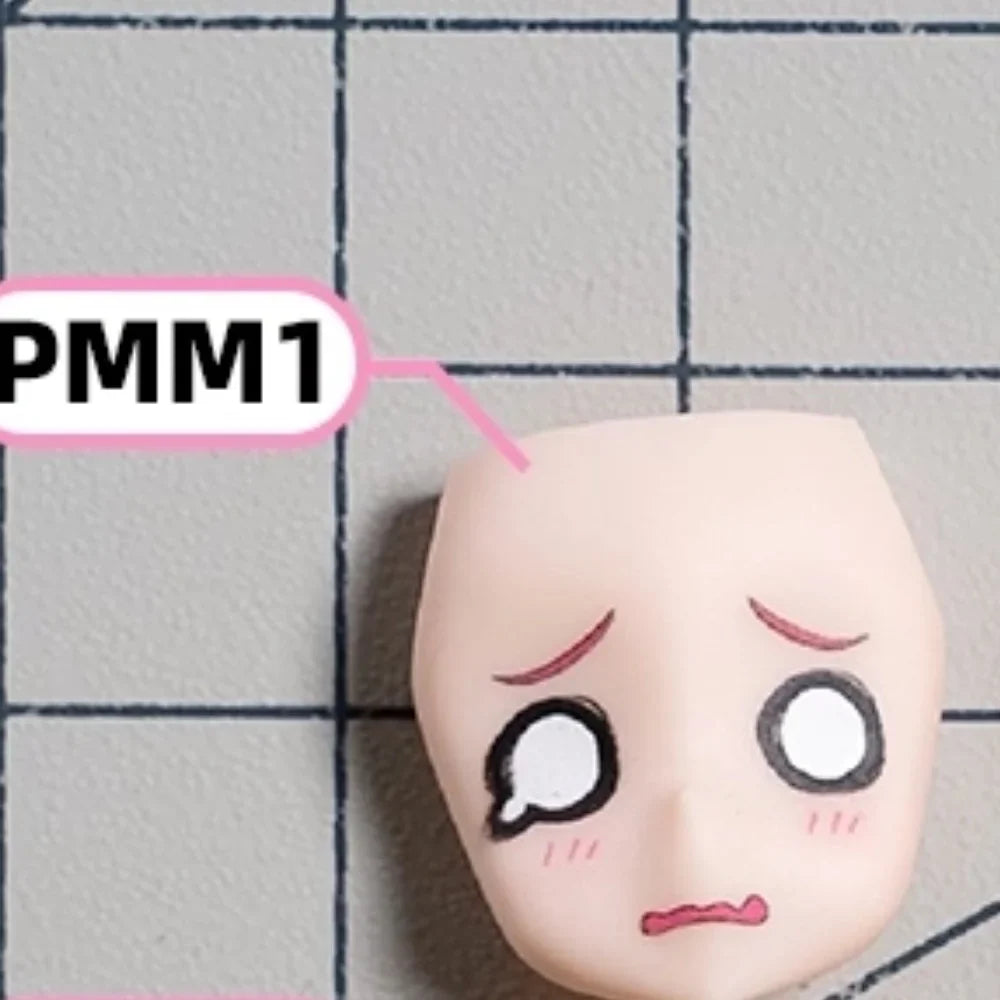 [No Figure] Kotobukiya PUNI Series PUNIMOFU 1/12 Pretty Girl Face Sculpture Accessories For 6inch Action Figure Model For DIY ﻿