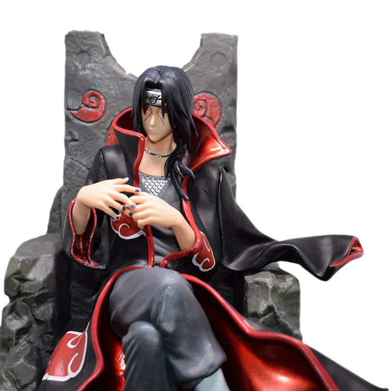 Naruto Shippuden Itachi Figure Akatsuki Uchiha Anime Figurs Figma PVC 35cm Figurine Model Toys For Boys Gift