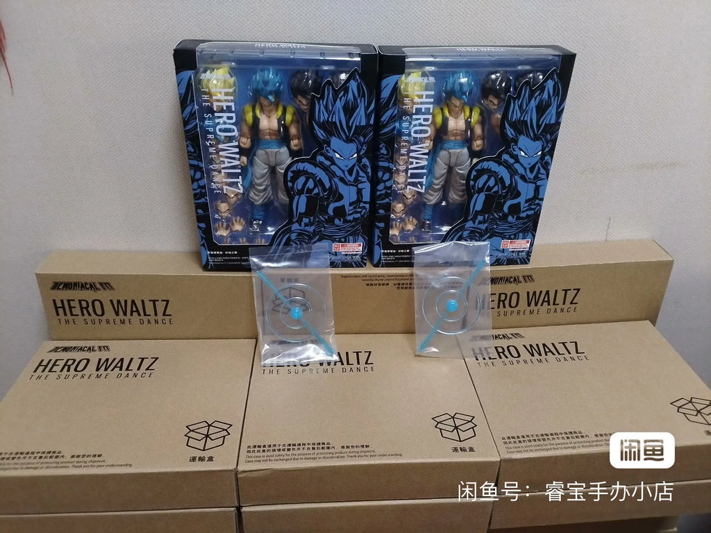 In Spot Dragon Ball Demoniacal Fit Gogeta Shf Hero Waltz Ultimate Dance Gogeta Action Figure Collectible Toys Xmas Gifts