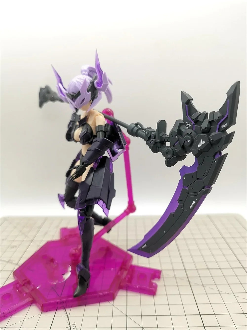 【No Figure】1/12 Scale Female Resin 3D Unpainted Conversion Parts Large Scythe Fit Kotobukiya Model For Collection For DIY