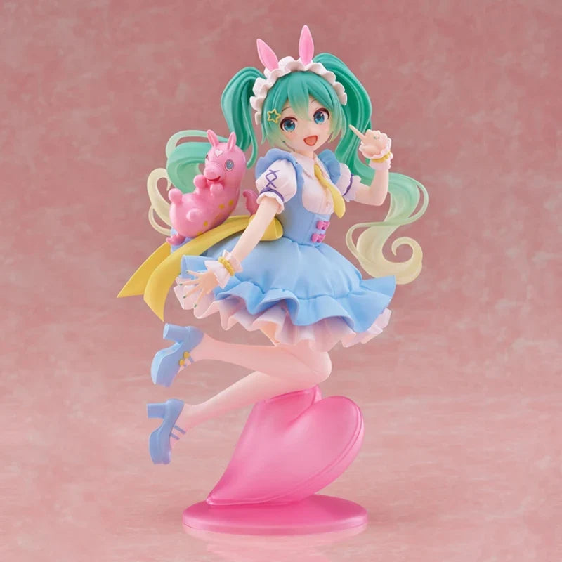 In Stock Gift Original Genuine Bandai Namco Banpresto Hatsune Miku X Rody Amp Fairy Tale Ver. Pvc Anime Figurine Collections Toy