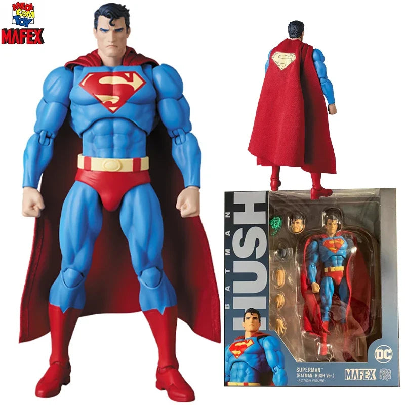 In Stock Original Medicom Toy Mafex (No.117) Batman: Hush - Superman HUSH Ver Anime Figure Action Figure Model Decoration