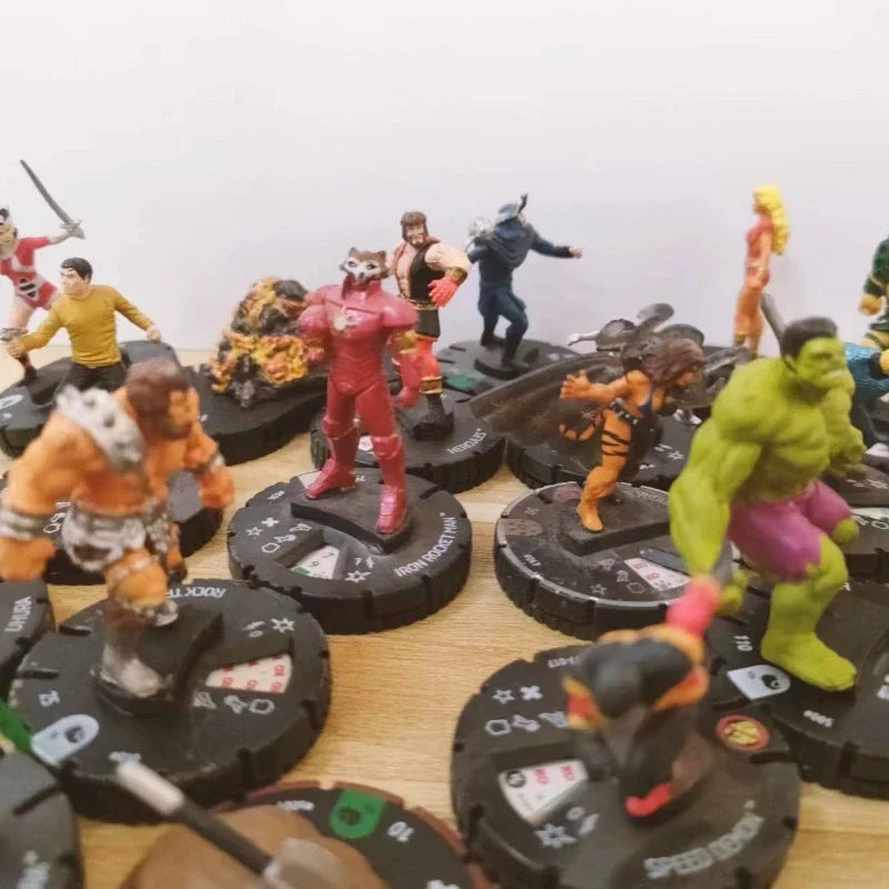 HeroClix Marveles Board Chess World Celebrates Wolverinees Magnetos Rogues Action Figures Game Models Collect Gift