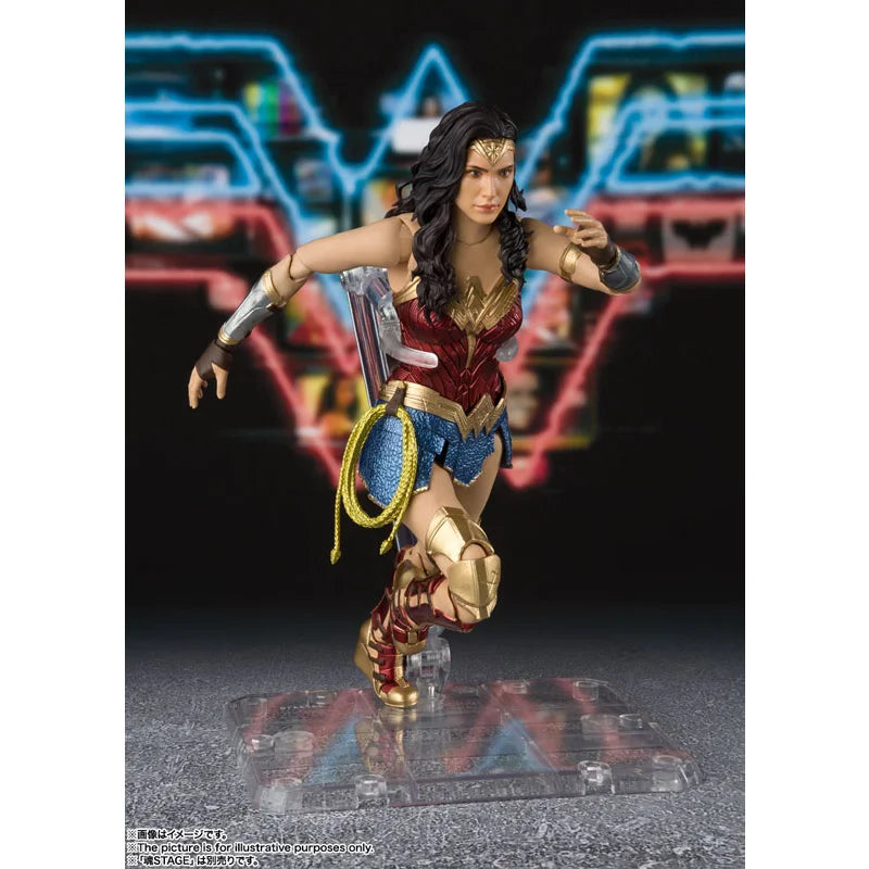 100% Original Bandai S.H.Figuarts SHF Wonder Woman WW84 Wonder Woman 1984 In Stock Anime Action Collection Figures Model Toys