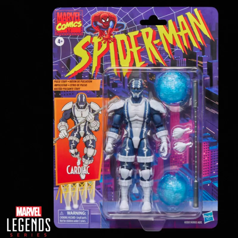 Marvel Legends Retro Spider-Man 2099 Hypno-Hustler 6-Inch Action Figure Collectible Toy Model Kit Doll Fans Gifts