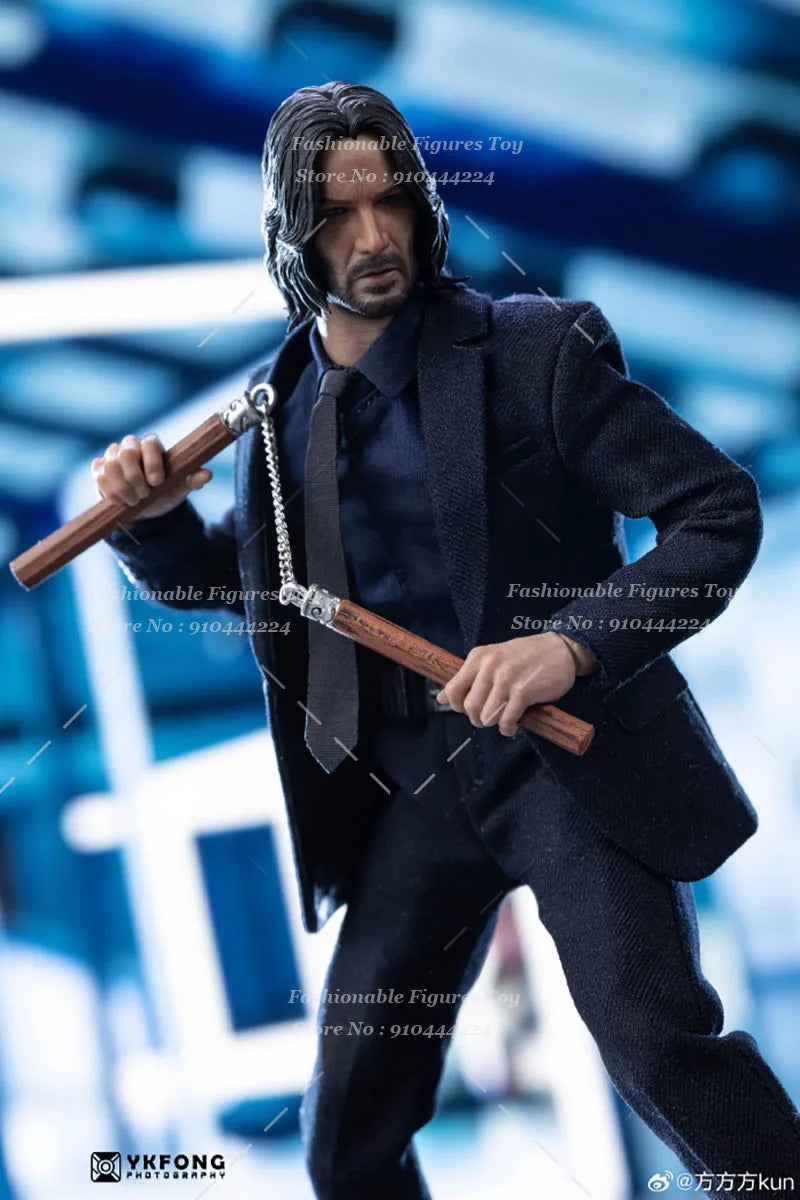 AT custom 1/12 Men Soldier John/Yeah Man & Caine/Ye Man Killer Battle Version Full Set 6Inch Action Figure Model Toys Collection