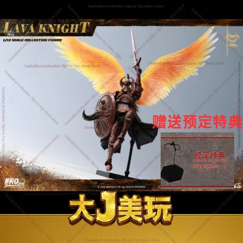 BROTOYS 1/12 Lava Knight Actionfigur Hochwertige Geschenk-Sammlung