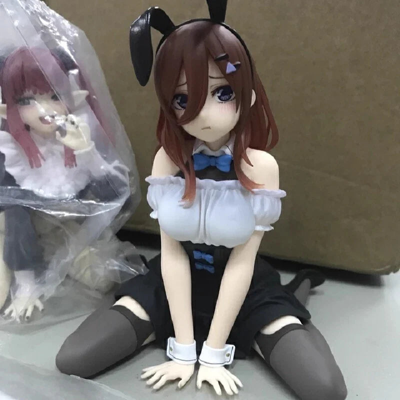 Yotsuba Anime Kawaii Nakano Nino Figurine The Quintessential Quintuplets Cat Nakano Miku action figure PVC Collection Toys Gifts