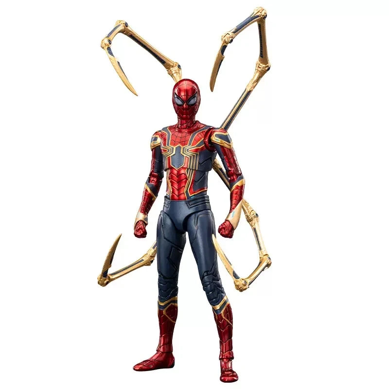 ZD toys Super War Big Time Spider-man Action Figure ML Avengers Infinity War Iron Spider 2.0 1/10 Spider-man Collections Toy