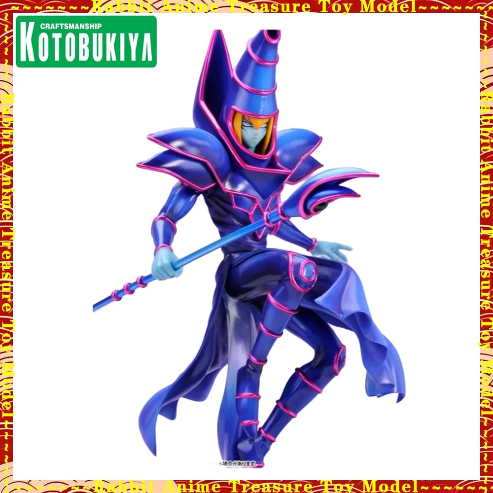 In Stock Original Genuine Kotobukiya Statue Yu-Gi-Oh! Duel Monsters Black Magician ARTFX J 1/7 Scale Anime Collectible Gift