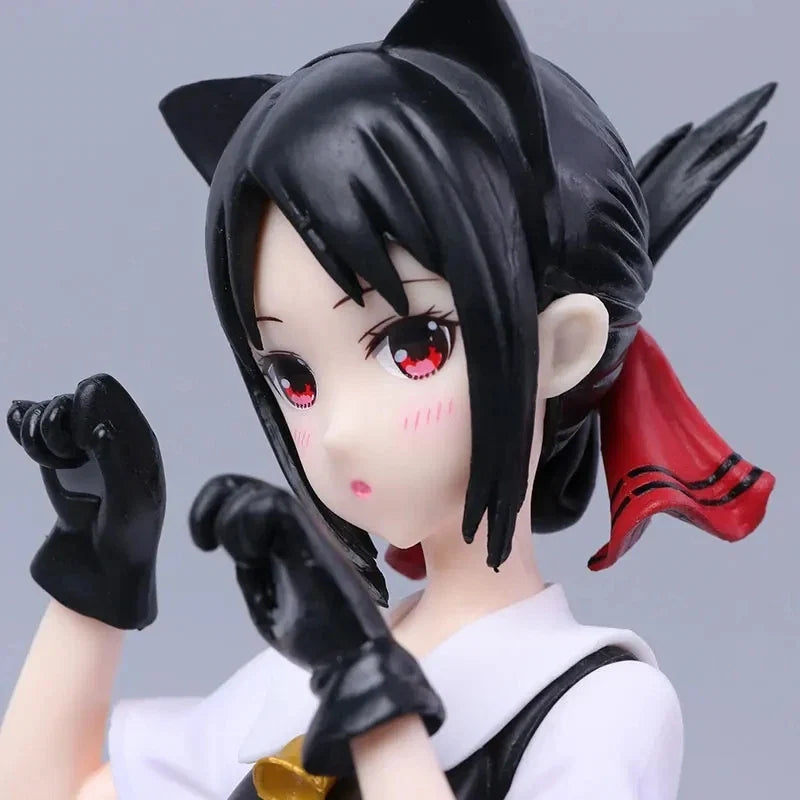 22CM Anime Kaguya sama wa Figure Kokurasetai Tensai tachi no Ren'ai Zunousen Shinomiya Kaguya 1/7 Model Toy Gift Aciton Figure