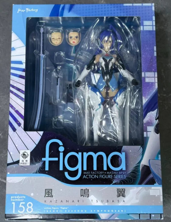 Original Max Factory Figma#158 Kazanari Tsubasa Anime Figure Model Toy Gift Collection