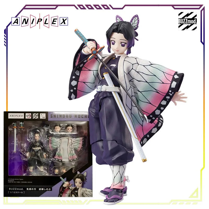 Aniplex+ Original BUZZmod Demon Slayer Blade Series Xiaowo Seat\ Tomioka Yoshiyuki Anime Action Figure Model Toys Gifts Fo Boys